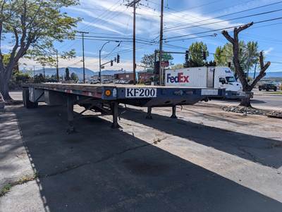 Wade 45ft Combination Flatbed Trailer - Air Ride, Fixed Axle