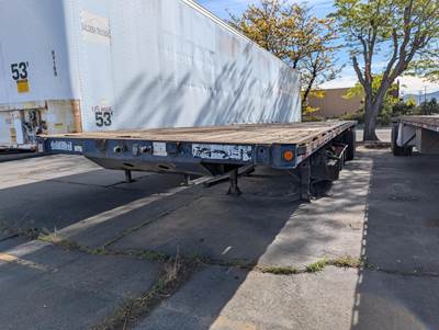 Wade 45ft Combination Flatbed Trailer - Air Ride, Fixed Axle