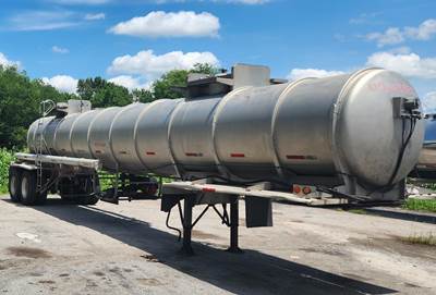Acro Tandem Axle Stainless Steel Food Grade Tanker Trailer - Spring, Fixed Axle