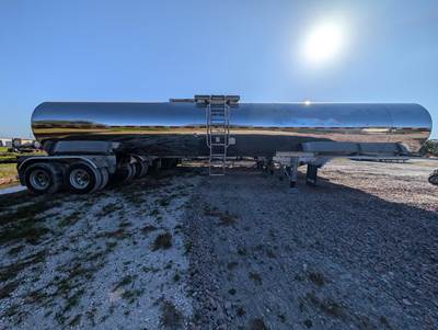 Brenner Tandem Axle Stainless Steel Food Grade Tanker Trailer - Air Ride, Fixed Axle