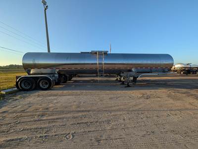 Brenner Tandem Axle Stainless Steel Food Grade Tanker Trailer - Air Ride, Fixed Axle