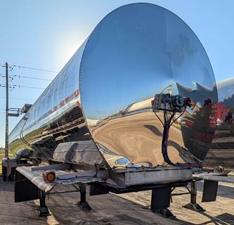 Brenner Tandem Axle Stainless Steel Food Grade Tanker Trailer - Air Ride, Fixed Axle