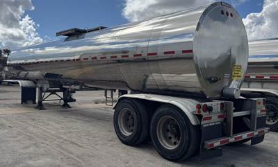 Brenner Tandem Axle Stainless Steel Food Grade Tanker Trailer - Air Ride, Fixed Axle