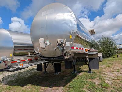 Polar Tandem Axle Stainless Steel Food Grade Tanker Trailer - Air Ride, Fixed Axle