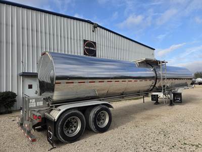 Polar Tandem Axle Stainless Steel Food Grade Tanker Trailer - Air Ride, Fixed Axle