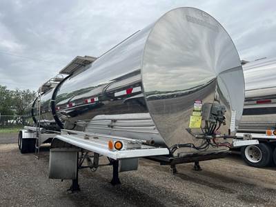 Polar Tandem Axle Stainless Steel Food Grade Tanker Trailer - Spring, Fixed Axle