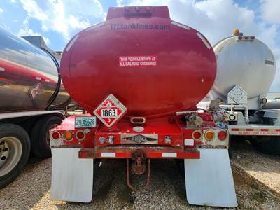 2004 Beall Tandem Axle Aluminum Fuel Tanker Trailer - Air Ride, Fixed Axle