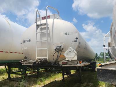 Heil 43ft Tandem Axle Aluminum Fuel Tanker Trailer - Spring, Fixed Axle
