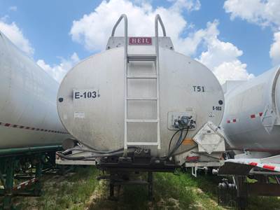 2001 Heil 43ft Tandem Axle Aluminum Fuel Tanker Trailer - Spring, Fixed Axle