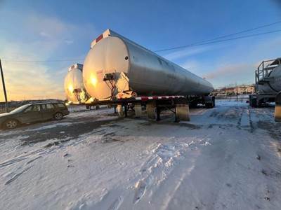 Heil 43ft Tandem Axle Aluminum Fuel Tanker Trailer - Air Ride, Fixed Axle