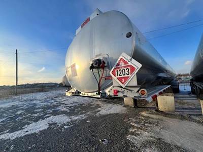 Heil 43ft Tandem Axle Aluminum Fuel Tanker Trailer - Air Ride, Fixed Axle