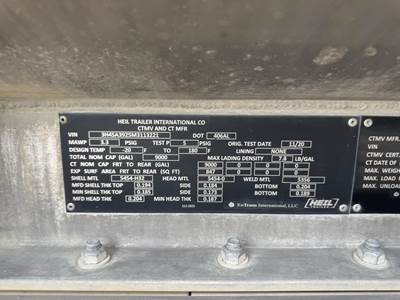 2021 Heil Tandem Axle Aluminum Fuel Tanker Trailer - Air Ride, Fixed Axle