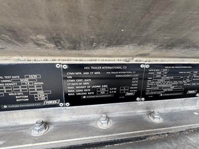 2021 Heil Tandem Axle Aluminum Fuel Tanker Trailer - Air Ride, Fixed Axle
