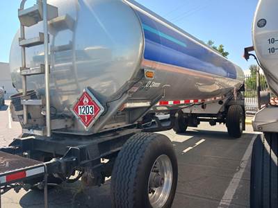 Paramount Single Axle Aluminum Fuel Tanker Trailer - Spring, Fixed Axle