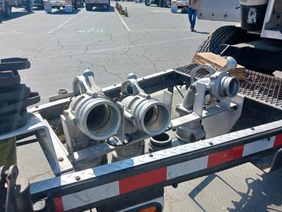 2002 Paramount Single Axle Aluminum Fuel Tanker Trailer - Spring, Fixed Axle