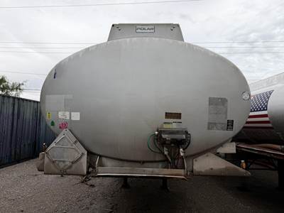 2003 Polar Tandem Axle Aluminum Fuel Tanker Trailer Air Ride Fixed Axle