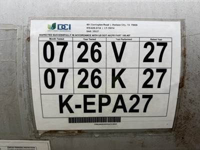 2003 Polar Tandem Axle Aluminum Fuel Tanker Trailer Air Ride Fixed Axle