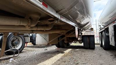 2003 Polar Tandem Axle Aluminum Fuel Tanker Trailer Air Ride Fixed Axle