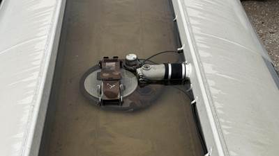 2003 Polar Tandem Axle Aluminum Fuel Tanker Trailer Air Ride Fixed Axle