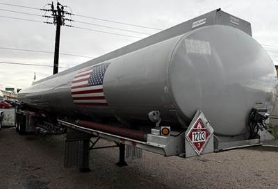 2003 Polar Tandem Axle Aluminum Fuel Tanker Trailer Air Ride Fixed Axle