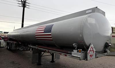 2003 Polar Tandem Axle Aluminum Fuel Tanker Trailer Air Ride Fixed Axle