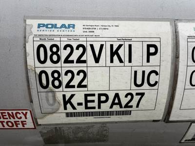 2003 Polar Tandem Axle Aluminum Fuel Tanker Trailer Air Ride Fixed Axle