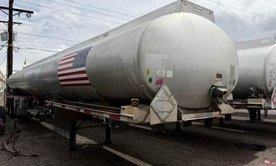 2003 Polar Tandem Axle Aluminum Fuel Tanker Trailer Air Ride Fixed Axle