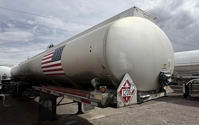 2003 Polar Tandem Axle Aluminum Fuel Tanker Trailer Air Ride Fixed Axle