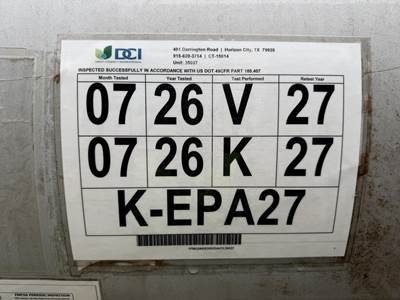 2003 Polar Tandem Axle Aluminum Fuel Tanker Trailer Air Ride Fixed Axle