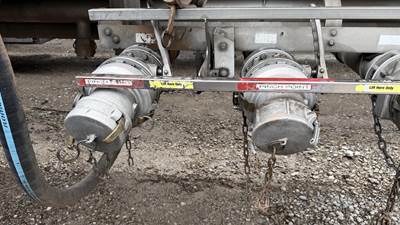 2003 Polar Tandem Axle Aluminum Fuel Tanker Trailer Air Ride Fixed Axle