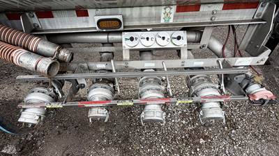2003 Polar Tandem Axle Aluminum Fuel Tanker Trailer Air Ride Fixed Axle