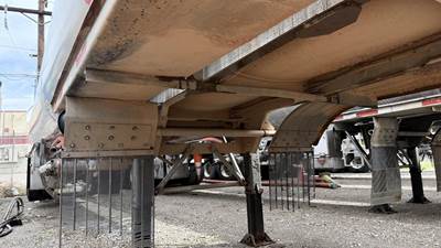 2003 Polar Tandem Axle Aluminum Fuel Tanker Trailer Air Ride Fixed Axle