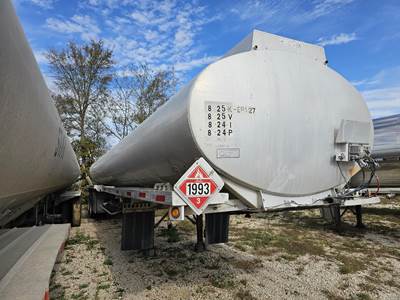 2004 Stephens Tandem Axle Aluminum Fuel Tanker Trailer - Air Ride, Fixed Axle