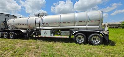 Stephens 43ft Tandem Axle Aluminum Fuel Tanker Trailer - Air Ride, Fixed Axle