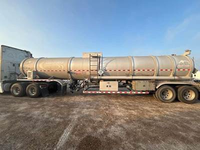 Stephens 43ft Tandem Axle Aluminum Fuel Tanker Trailer - Air Ride, Fixed Axle