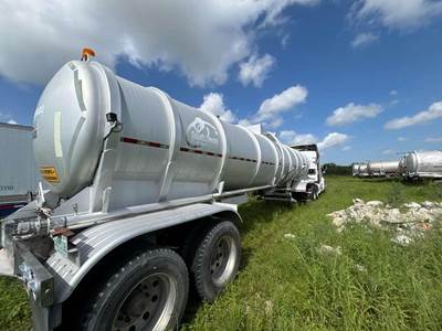 Vantage 43ft Tandem Axle Aluminum Fuel Tanker Trailer - Air Ride, Fixed Axle