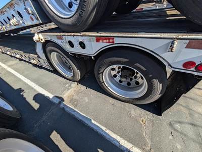 2014 Cozad 48ft Tandem Axle Lowboy Trailer - Air Ride, Fixed Axle