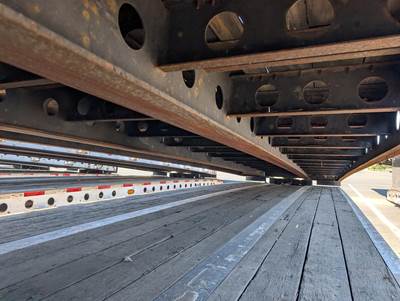 2014 Cozad 48ft Tandem Axle Lowboy Trailer - Air Ride, Fixed Axle