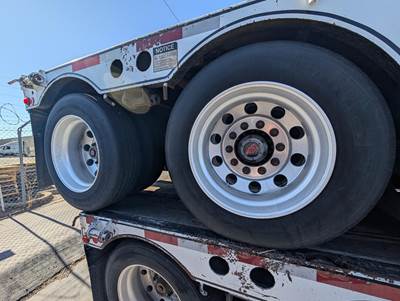 2014 Cozad 48x102 Tandem Axle Lowboy Trailer - Air Ride, Fixed Axle