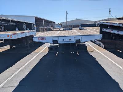 2009 Cozad 48x102 Tandem Axle Lowboy Trailer - Air Ride, Fixed Axle
