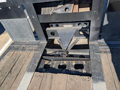 2009 Cozad 48x102 Tandem Axle Lowboy Trailer - Air Ride, Fixed Axle
