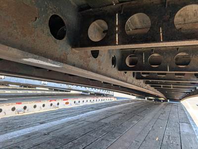 2009 Cozad 48x102 Tandem Axle Lowboy Trailer Air Ride Fixed Axle