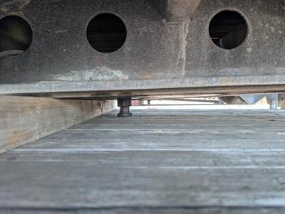 2009 Cozad 48x102 Tandem Axle Lowboy Trailer Air Ride Fixed Axle