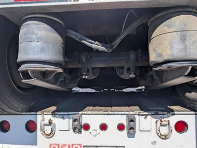 2009 Cozad 48x102 Tandem Axle Lowboy Trailer Air Ride Fixed Axle