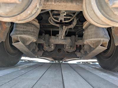 2009 Cozad 48x102 Tandem Axle Lowboy Trailer Air Ride Fixed Axle