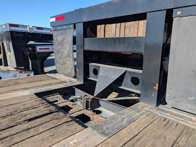2009 Cozad 48x102 Tandem Axle Lowboy Trailer Air Ride Fixed Axle