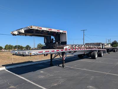 Fontaine 48x102 Tandem Axle Lowboy Trailer - Air Ride, Fixed Axle
