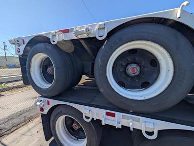 2015 Fontaine 48x102 Tandem Axle Lowboy Trailer Air Ride Fixed Axle