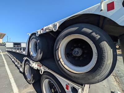 2015 Fontaine 48x102 Tandem Axle Lowboy Trailer Air Ride Fixed Axle