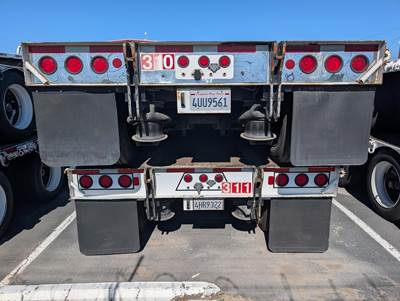 2007 Fontaine 48x102 Tandem Axle Lowboy Trailer Air Ride Fixed Axle